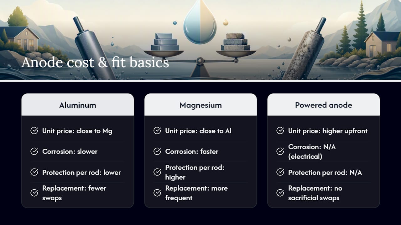 Cost, Thread Size, and Compatibility Basics — overview diagram