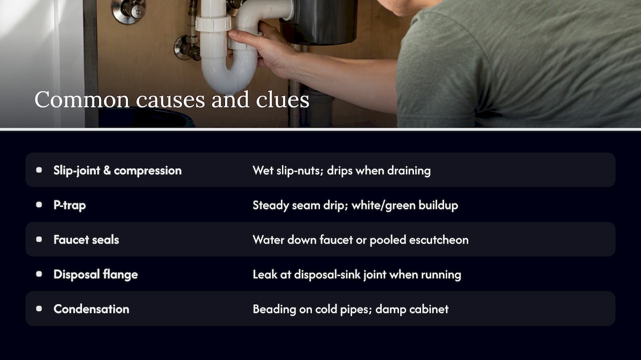 Common Causes and How to Recognize Each — overview diagram